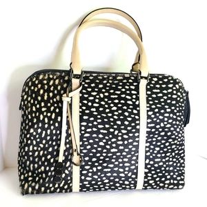 NEW Asia Bellucci Calf Hair Bag w/ shoulder strap